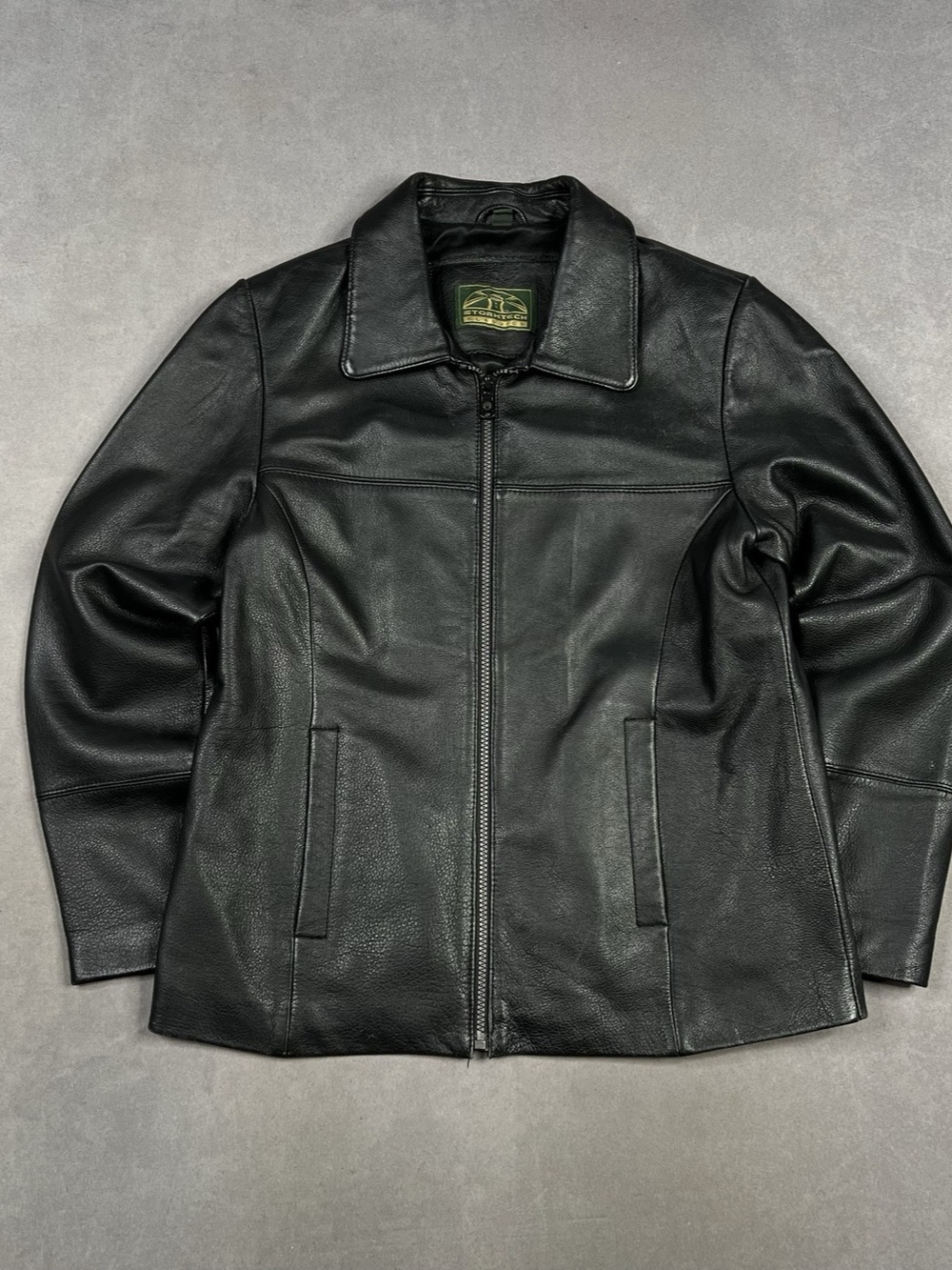 Vintage Black Leather Jacket